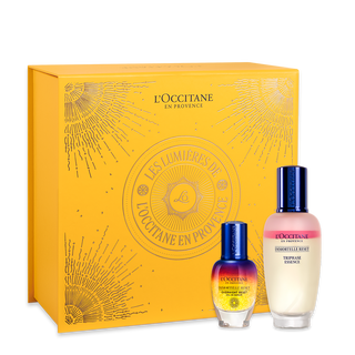 Essência Facial Trifásica e Sérum Immortelle Overnight Reset